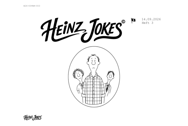 Titelbild Heinz Jokes 2026 - Heft 3